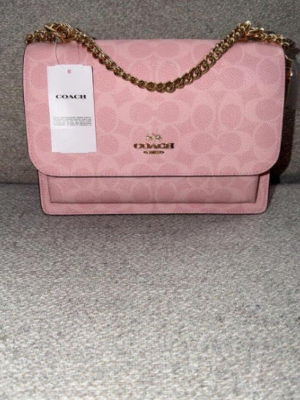 Coach Klare Crossbody Bag In Signature Canvas With Charms CEL11
